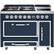 Front. Viking - Tuscany 6.2 Cu. Ft. Freestanding Double Oven Dual Fuel True Convection Range - Slate Blue.