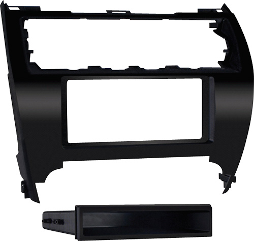 Angle View: Metra - Dash Kit for Select 2012-2014 Toyota Camry DIN DDIN - Black
