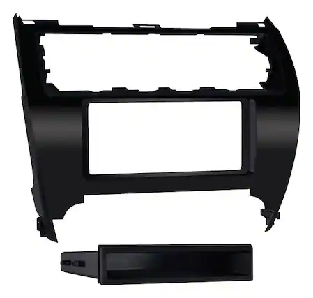 Front. Metra - Dash Kit for Select 2012-2014 Toyota Camry DIN DDIN - Black.