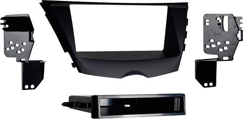 Angle. Metra - Dash Kit for Select 2012-2017 Hyundai Veloster DIN DDIN - Black.