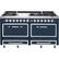 Front. Viking - Tuscany 7.6 Cu. Ft. Freestanding Dual Fuel Convection Range - Slate Blue.