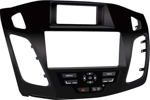 Angle. Metra - Dash Kit for Select 2012-2014 Ford Focus - Black.