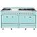 Front. Viking - Tuscany 7.6 Cu. Ft. Freestanding Dual Fuel Convection Range - Bywater Blue.