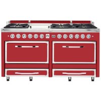 Viking - Tuscany 7.6 Cu. Ft. Freestanding Dual Fuel Convection Range - San Marzano Red - Front_Zoom