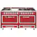 Front. Viking - Tuscany 7.6 Cu. Ft. Freestanding Dual Fuel Convection Range - San Marzano Red.