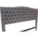 Alt View 11. Elle Decor - Celeste Contemporary Tufted Fabric 78" King Upholstered Headboard - Gray.