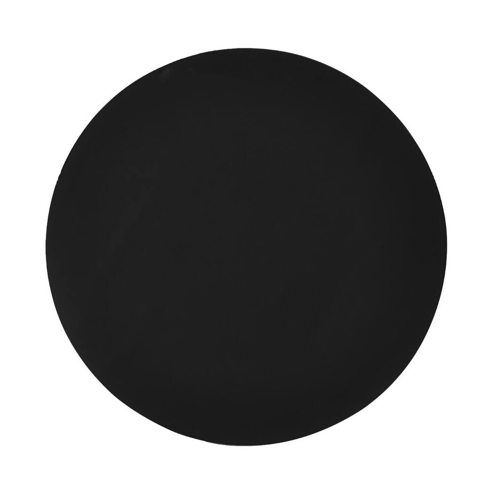 Alt View 11. Elle Decor - Lulu Round Modern Contemporary MDF Side Table - French Black.