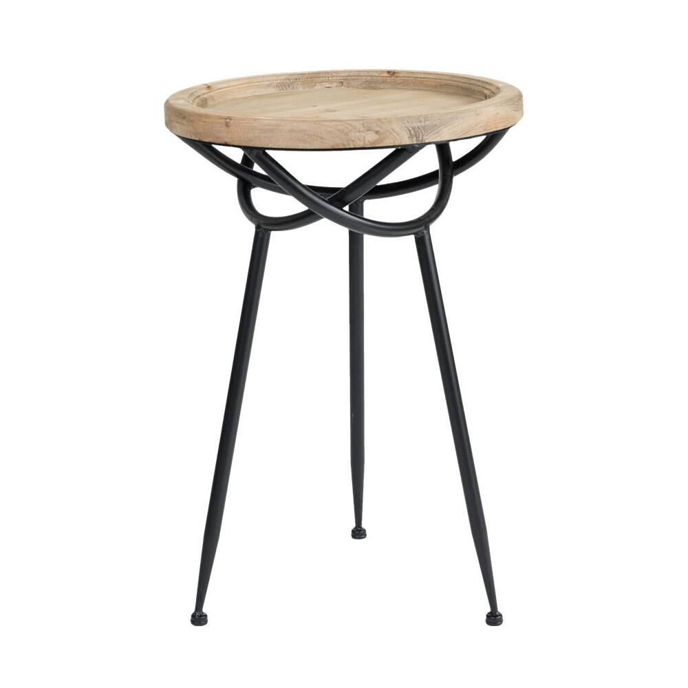 Alt View 12. Adore Decor - Easton Modern Rustic Manufactured Wood Side Table - Light Beige.