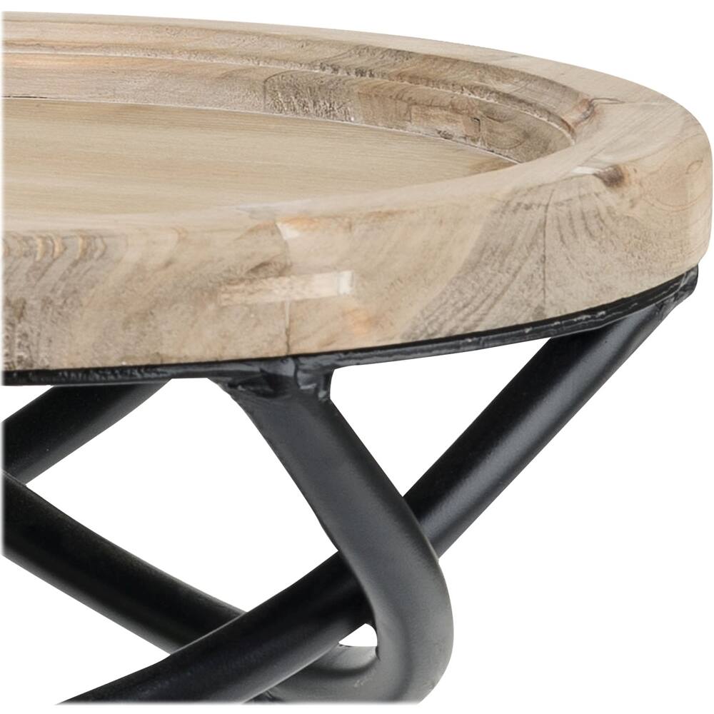 Alt View 14. Adore Decor - Easton Modern Rustic Manufactured Wood Side Table - Light Beige.