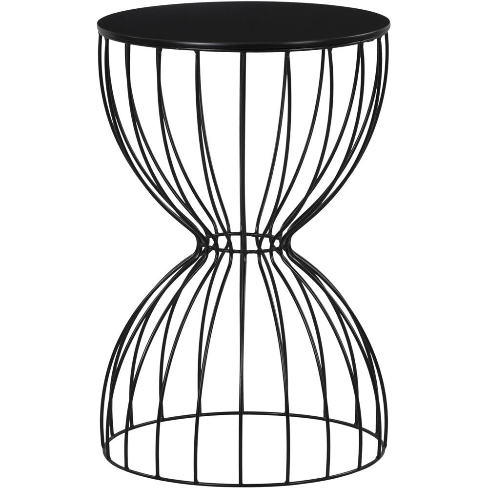 Alt View 11. Elle Decor - Cami Round MDF Side Table - Black.