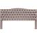 Front. Elle Decor - Celeste Contemporary Tufted Fabric 78" King Upholstered Headboard - Brown.