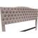 Alt View 11. Elle Decor - Celeste Contemporary Tufted Fabric 78" King Upholstered Headboard - Brown.