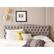 Alt View 13. Elle Decor - Celeste Contemporary Tufted Fabric 78" King Upholstered Headboard - Brown.
