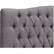 Alt View 11. Elle Decor - Celeste Contemporary Tufted Fabric 62" Queen Upholstered Headboard - Gray.