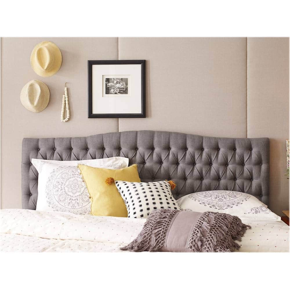 Contemporary LuxuryTufted headboard Queen/ King size Bed – Decobuys