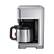 Angle. Wolf Gourmet - 10-Cup Coffee Maker with Water Filtration - Stainless Steel/Red Knob.