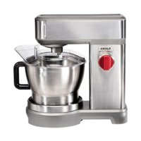 Wolf Gourmet - WGSM100S Stand Mixer - Brushed Stainless Steel - Front_Zoom