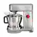 Front. Wolf Gourmet - WGSM100S Stand Mixer - Brushed Stainless Steel.