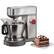 Left. Wolf Gourmet - WGSM100S Stand Mixer - Brushed Stainless Steel.