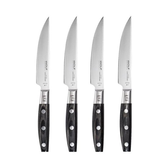 Wolf Gourmet 4-Piece Knife Set Stainless Steel WGCU284S - Best Buy