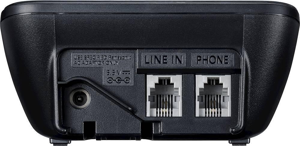 Back. Panasonic - Call Block Machine - Black.