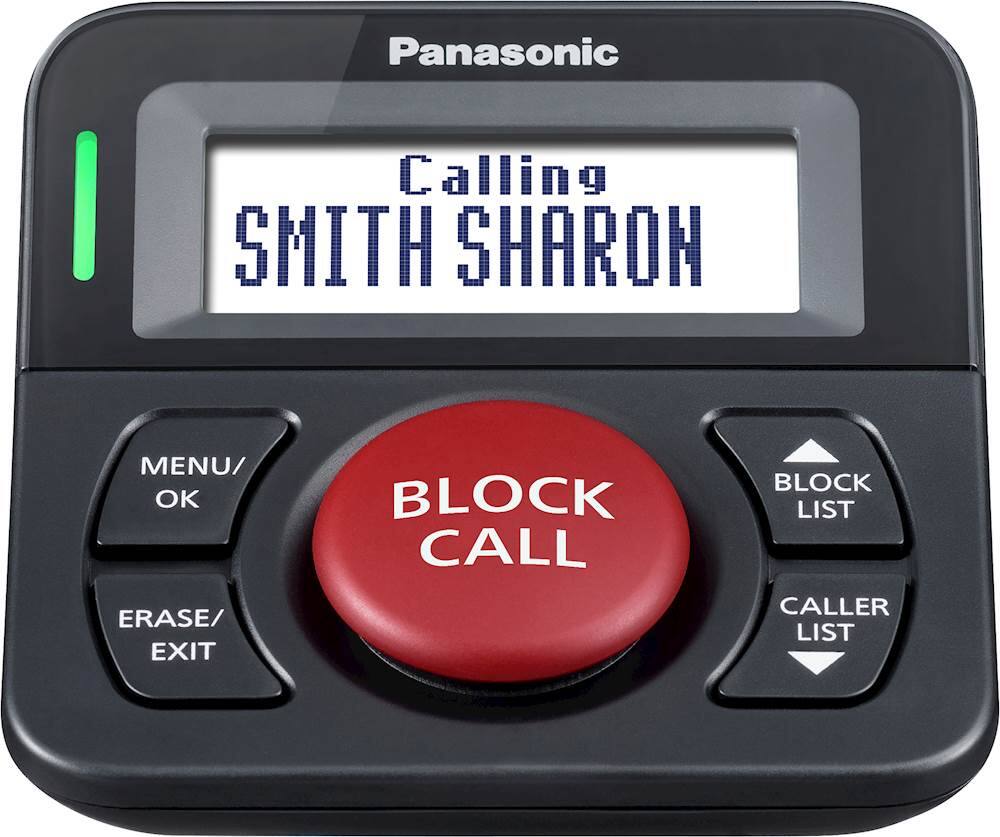 Alt View 12. Panasonic - Call Block Machine - Black.