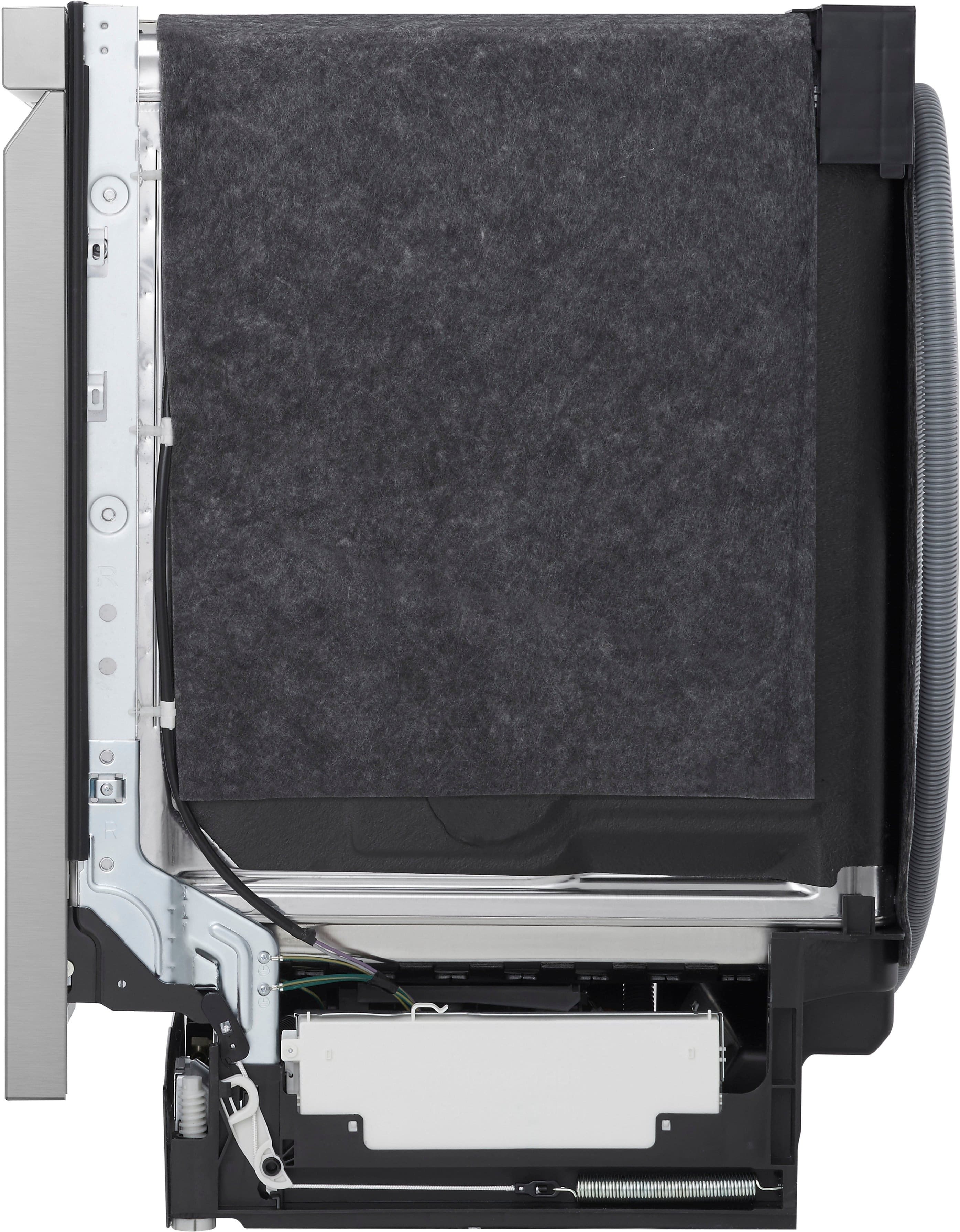 Alt View 22. LG - 24" Top Control Smart Built-In Stainless Steel Tub Dishwasher with 3rd Rack, QuadWash and 44db - Stainless Steel.