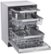 Alt View Zoom 2. LG - 24" Top Control Smart Built-In Stainless Steel Tub Dishwasher with 3rd Rack, QuadWash and 44db - Stainless steel.