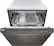 Alt View 15. LG - 24" Top Control Smart Built-In Stainless Steel Tub Dishwasher with 3rd Rack, QuadWash and 44db - Black Stainless Steel.