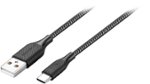 Insignia™ - 4' USB-A to USB-C Charge-and-Sync Cable - Charcoal