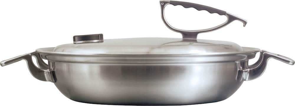 Cookcraft 3 Quart Tri Ply Gourmet Covered Casserole Stainless Steel Cc 3004 12 Best Buy