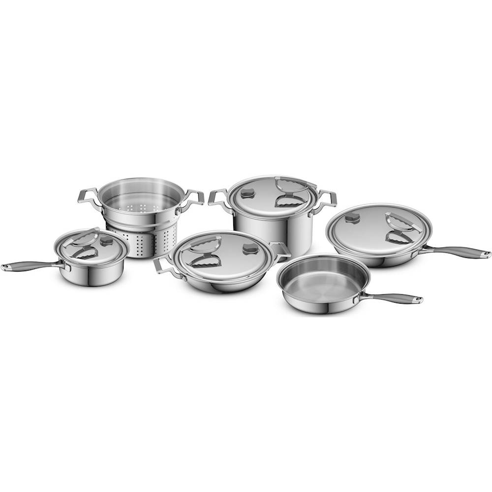 Best Buy: Calphalon Tri-Ply 10-Piece Cookware Set Stainless Steel