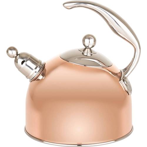 Viking - 3 Ply 2.6 Qt. Tea Kettle with Stainless Steel Lid - Copper