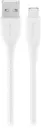 Left. Insignia™ - 4' USB-A to Lightning Charge-and-Sync Cable - Moon Gray.