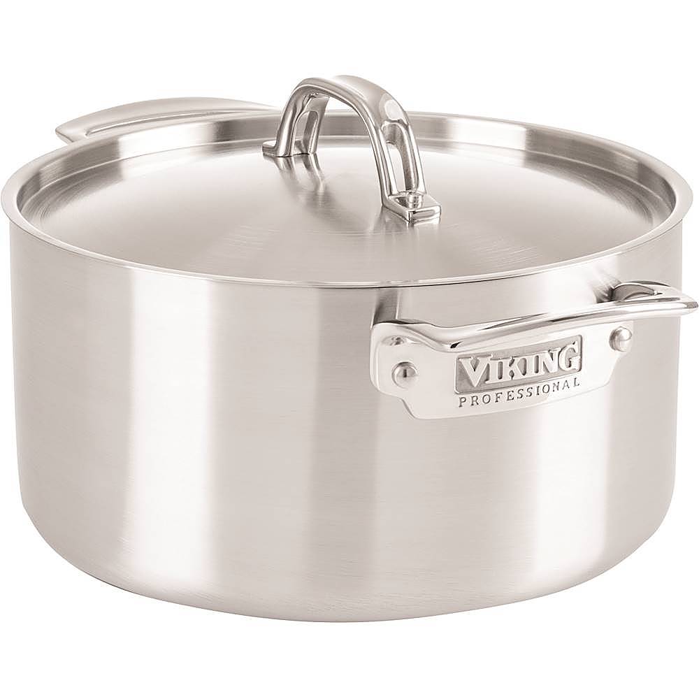 Viking - Professional Stock Pot - Stainless Steel was $470.0 now $291.99 (38.0% off)