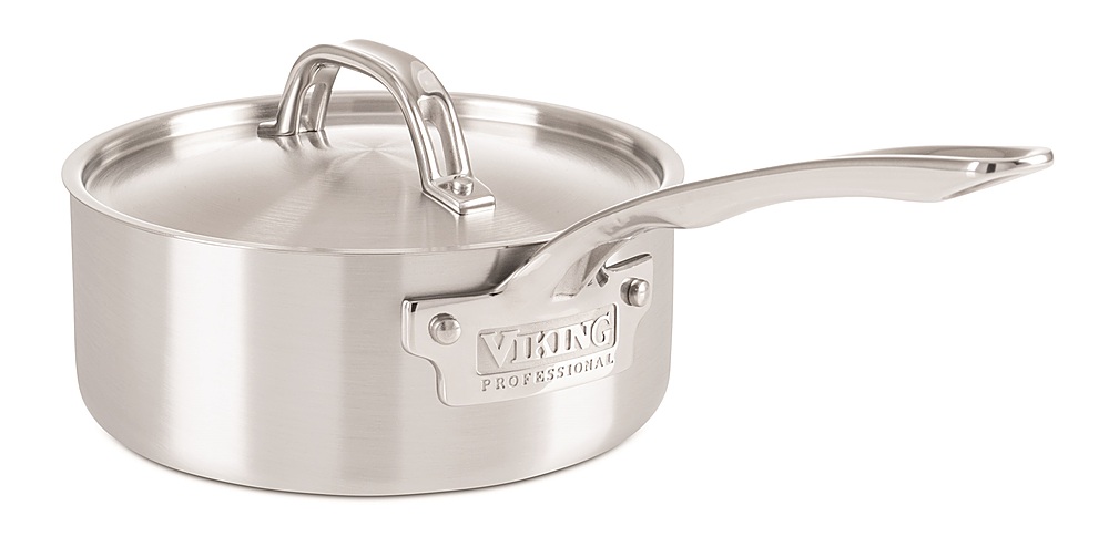 Viking Professional 5 Ply, 10 Piece Cookware Set- Satin Stainless Steel  4515-1S10S - Best Buy