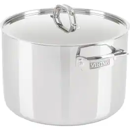 Viking - 3 Ply 12 Qt. Stock Pot - Mirror