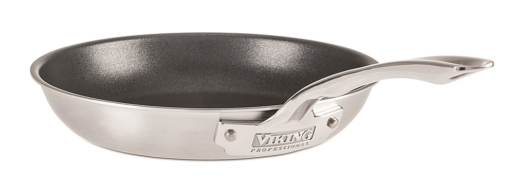 Viking Professional 5 Ply Satin 3-Quart Stainless Steel Saucier Pan with Lid