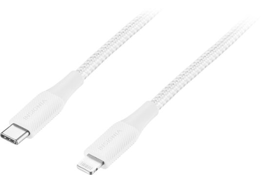 Insignia™ 6' USB-C to Lightning Charge-and-Sync Cable Moon Gray NS-MLC621MG  - Best Buy
