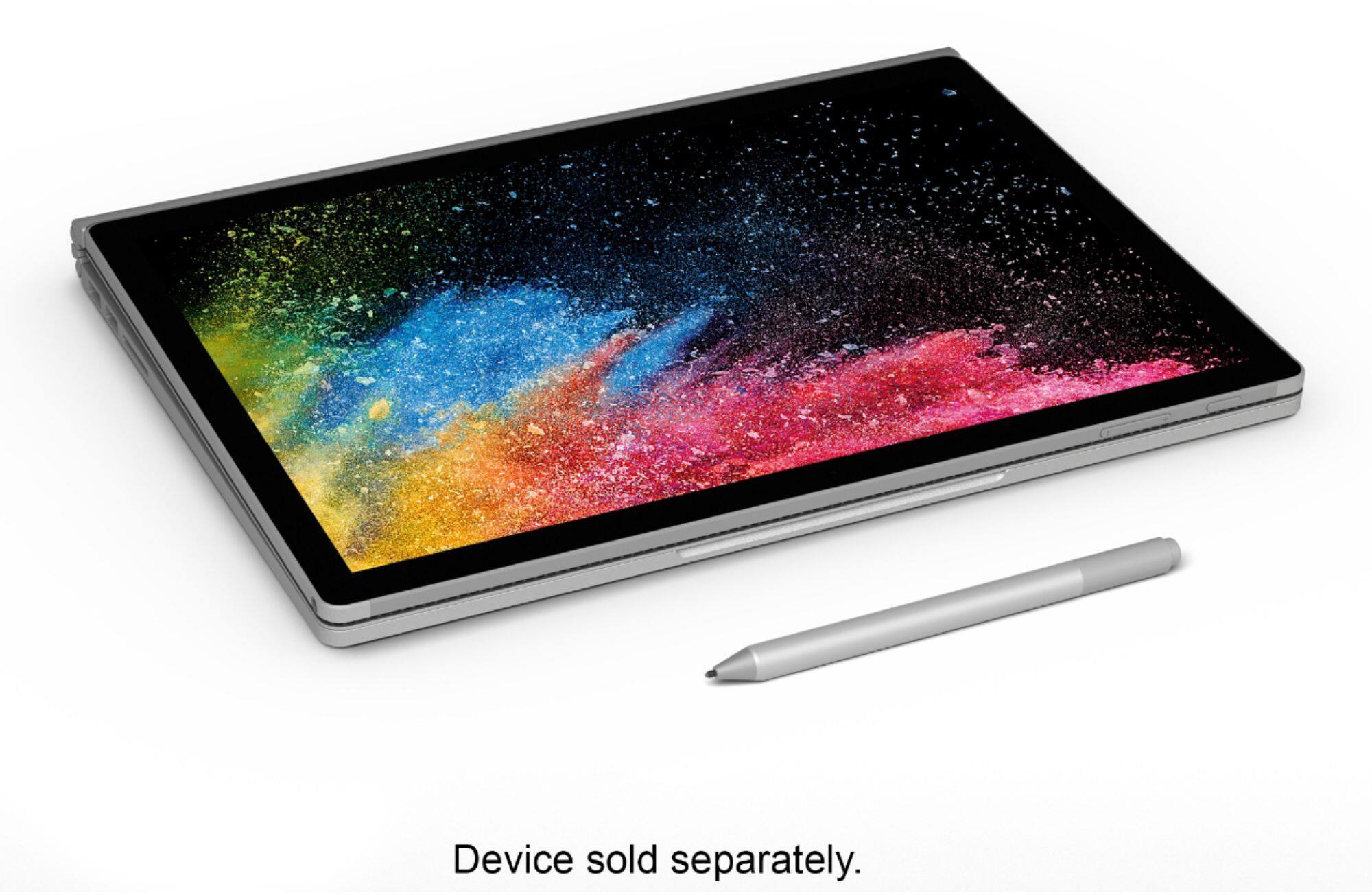 Alt View 11. Microsoft - Geek Squad Certified Refurbished Surface Book 2 - 13.5" Touch-Screen Laptop - Intel Core i7 - 16GB Memory - 512GB SSD.