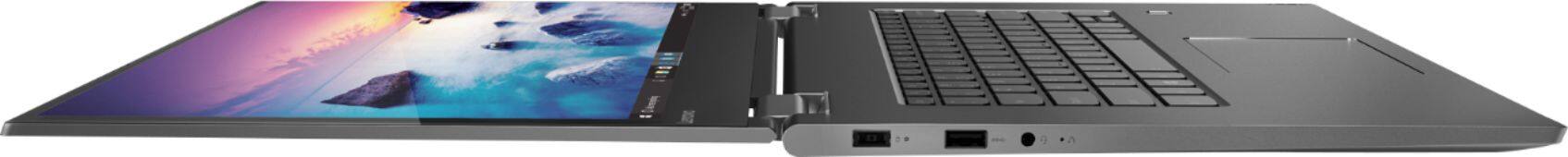 Alt View 11. Lenovo - Geek Squad Certified Refurbished Yoga 730 2-in-1 15.6" Touch-Screen Laptop - Intel Core i7 - 8GB Memory - 256GB SSD - Iron Gray.