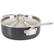 Angle. Viking - Hard Stainless 5 Ply 4 Qt. Sauté Pan - Gray/Silver.