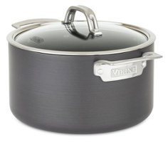 Viking - Hard Anodized Nonstick 6 Qt. Covered Dutch Oven - Black - Angle_Zoom