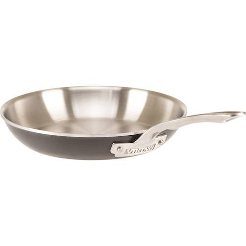 Viking - Hard Stainless 10 Frying Pan - Gray/Silver was $217.0 now $90.99 (58.0% off)