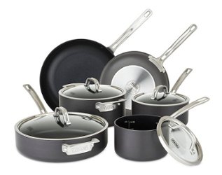 Viking - Hard Anodized Nonstick, 10 Piece Cookware Set - Black - Angle_Zoom