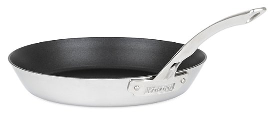Kitchenaid Fry Pan, Nonstick, Stainless Steel, 3-Ply Base, 12 Inch