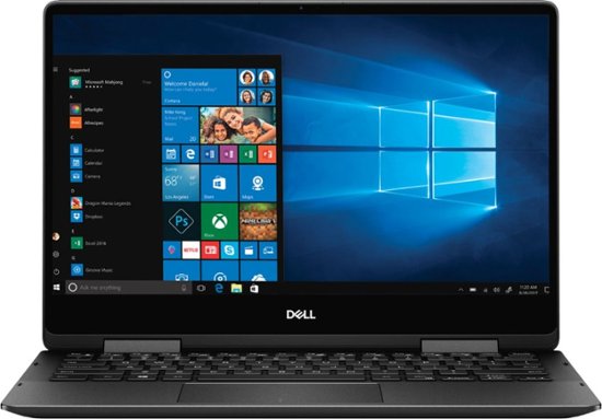 Front Zoom. Dell - Geek Squad Certified Refurbished Inspiron 13.3" 4K Ultra HD Touch-Screen Laptop - Intel Core i7 - 16GB Memory- 256GB SSD - Black.