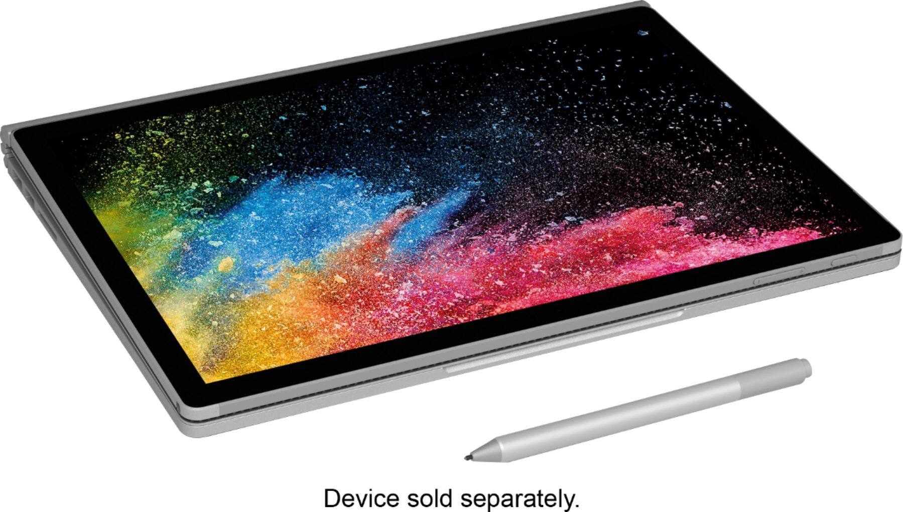 Alt View 15. Microsoft - Geek Squad Certified Refurbished Surface Book 2 - 13.5" Touch-Screen Laptop - Intel Core i5 - 8GB Memory - 256GB SSD.