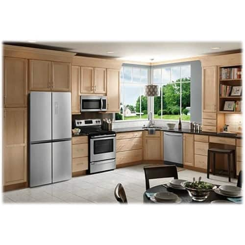 Best Buy: Frigidaire 17.4 Cu. Ft. Bottom-freezer Refrigerator Brushed 