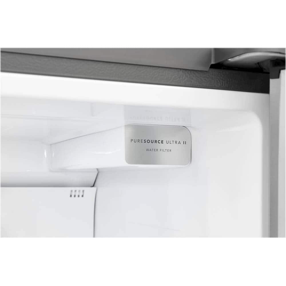 Alt View 20. Frigidaire - Gallery Series 21.8 Cu. Ft. 4-Door French Door Counter-Depth Refrigerator - Stainless Steel.